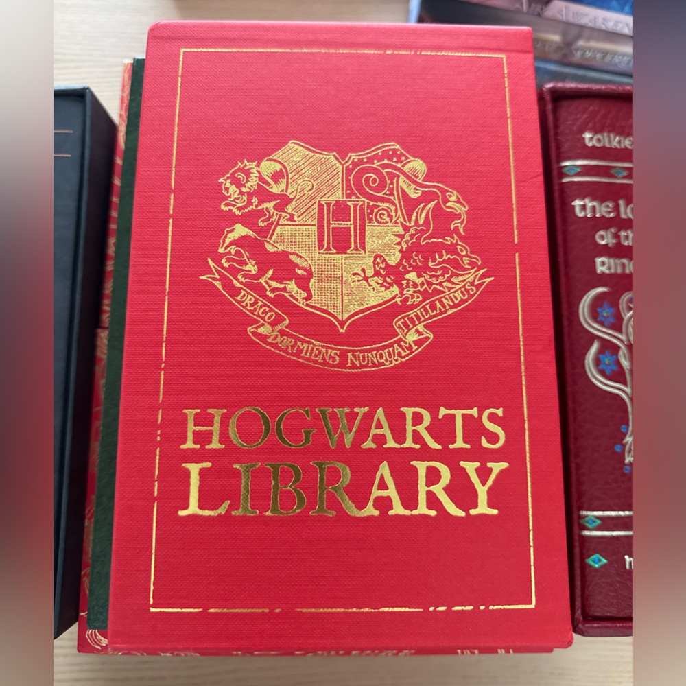 The Hogwarts Library Red Boxed Set